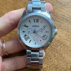 Fossil women’s watch silver